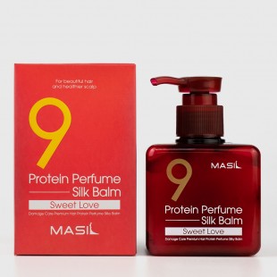 MASIL 9 Protein Perfume Silk Balm Sweet Love/Несмываемый протеиновый бальзам для волос 180 мл.